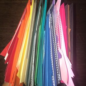 Scrapbook Border and paper pieces and strips